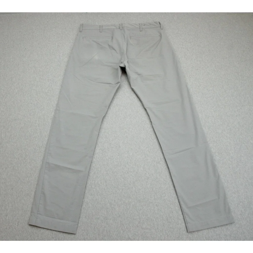 J Crew Pants Mens 31 x 32 Gray‎ Chino Straight Flex Flat Front
